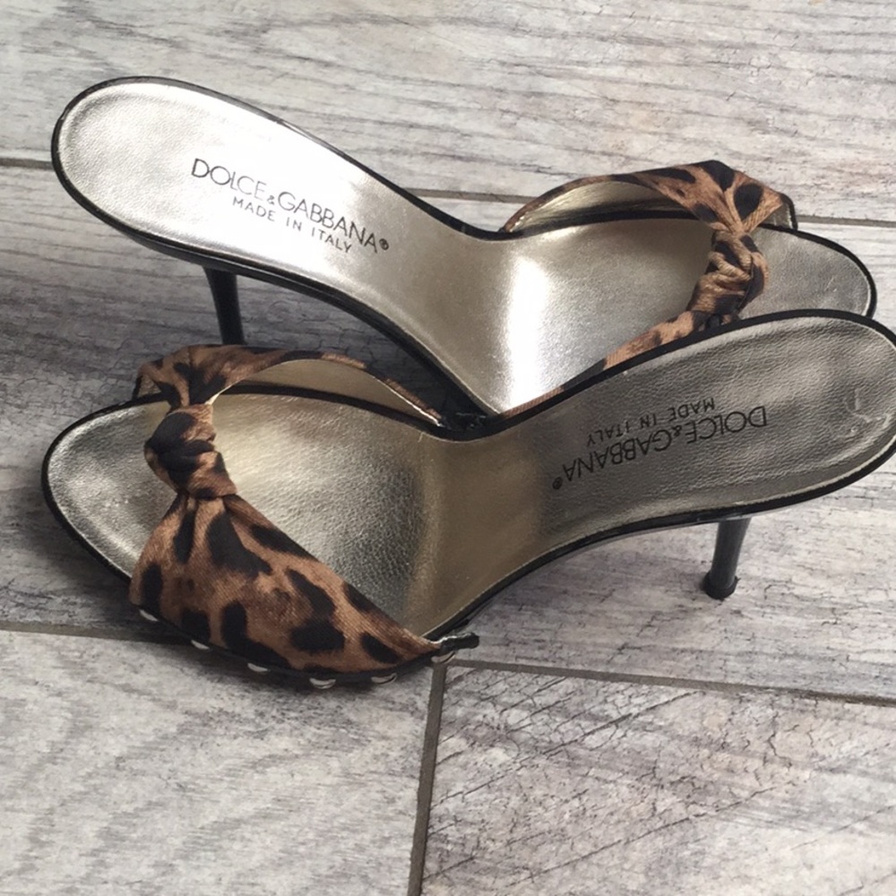 Dolce & Gabbana peep toe heels